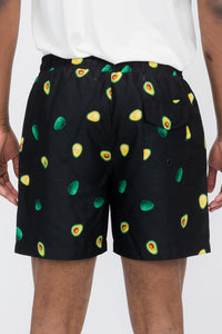 Thumbnail for Avocado Print Swim Shorts - 1 COLOR -