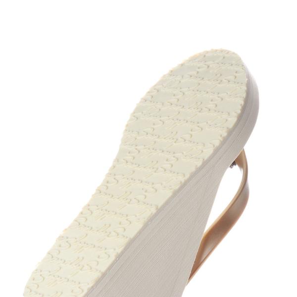 SAND BY SAYA N.Y. - One Star- Crystal Rhinestone Embellished High Wedge Flip Flops Sandal - 3 COLORS -