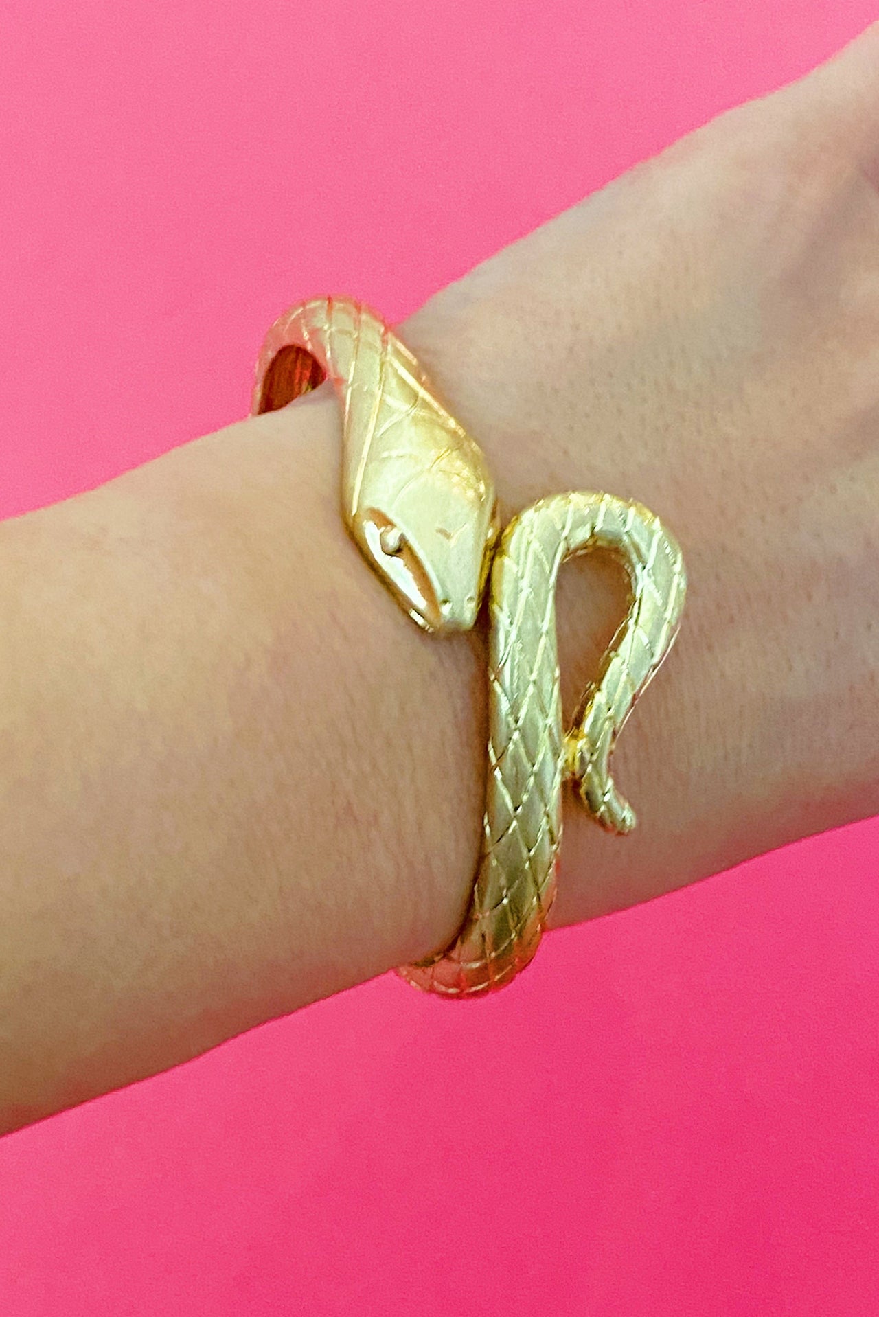 Ellison & Young - Serpent Snake Cuff, Gold finish -