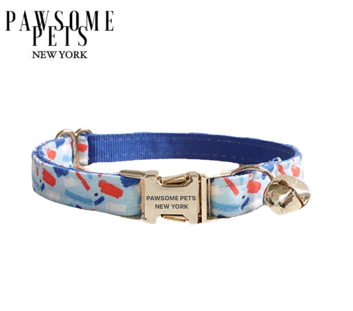 Dog & Cat Collar - Indigo Blue -