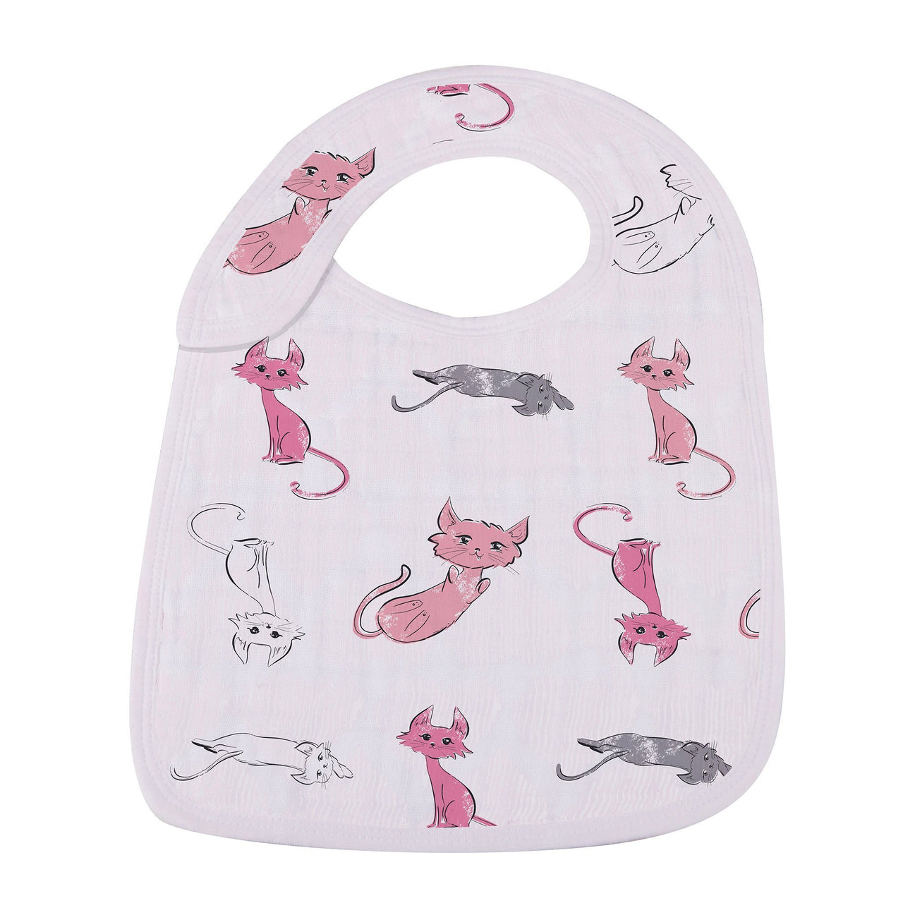 Newcastle - Dandelions Bamboo Muslin Snap Bibs 3pk -