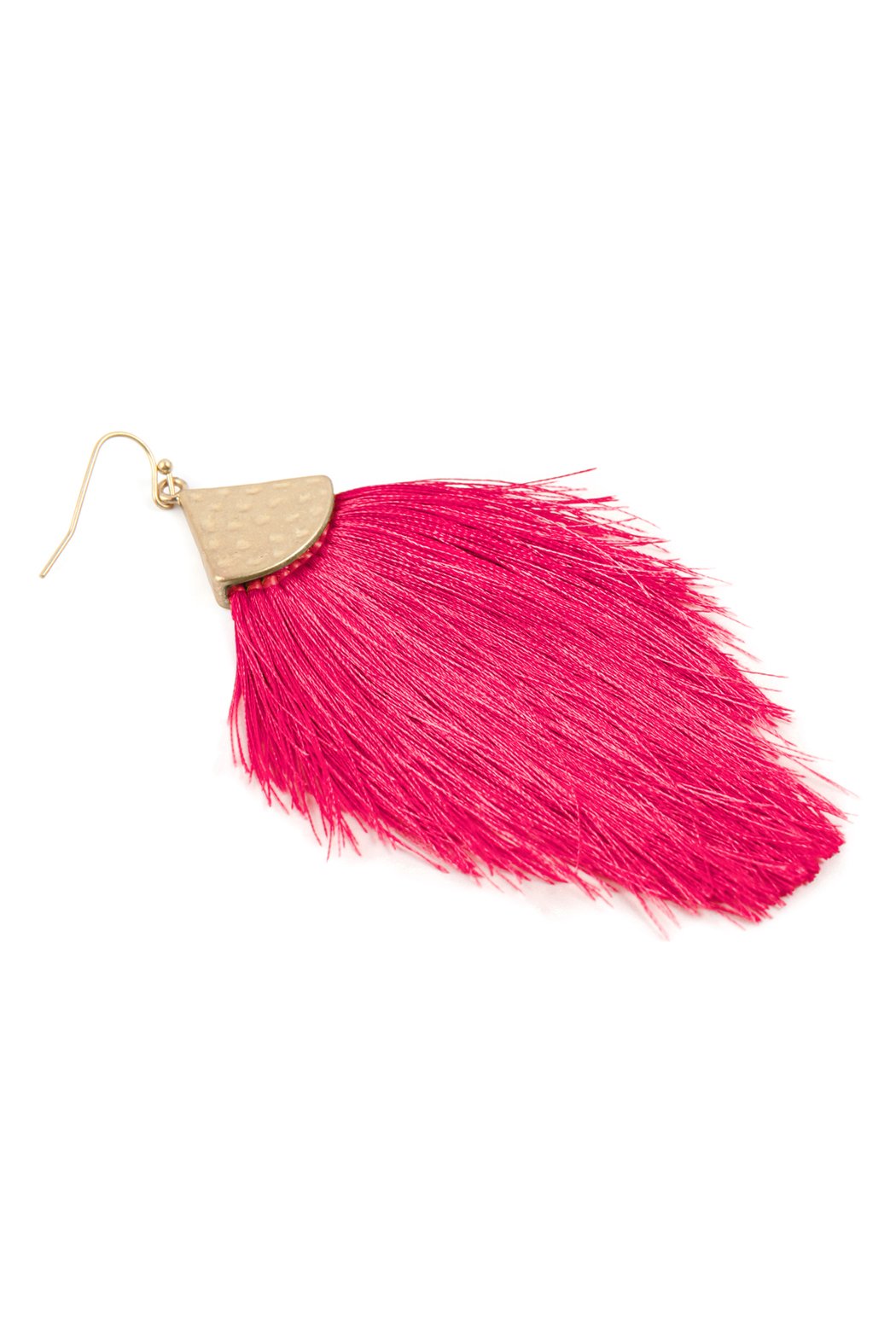 Thread Tassel Drop Earrings - 15 COLORS -