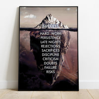 Thumbnail for Success Iceburg poster - USA printed - 4 SIZES -