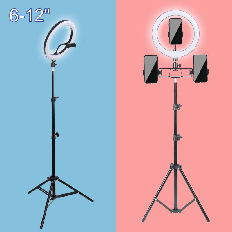 Ringlight for Makeup - Ring Light - LED Selfie Stand - Tripod - Dimmable - YouTube Lamp Photo Video Camera Phone stand - [23 DAY DELIVERY] -  14 SIZES -