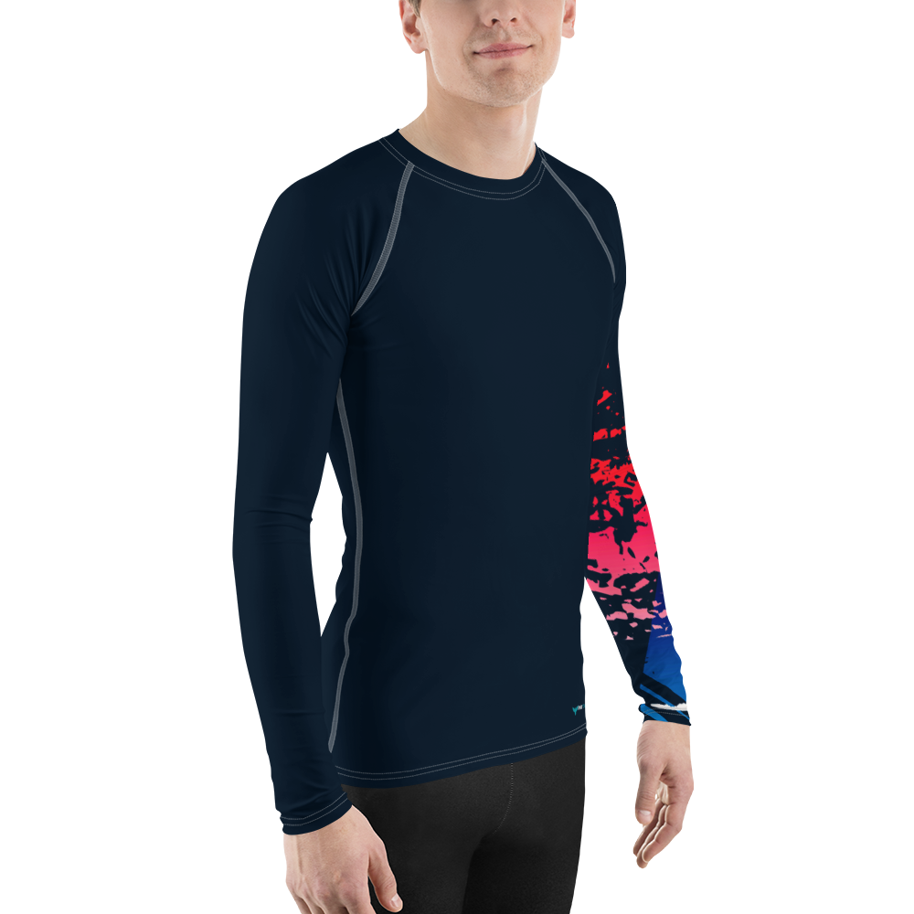 FYC - Men's Victory Sleeve Performance Rash Guard UPF 40+ - 1 COLOR -