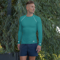 Thumbnail for FYC - Men's Hyper Drive Sleeve Performance Rash Guard UPF 40+ - 1 COLOR -