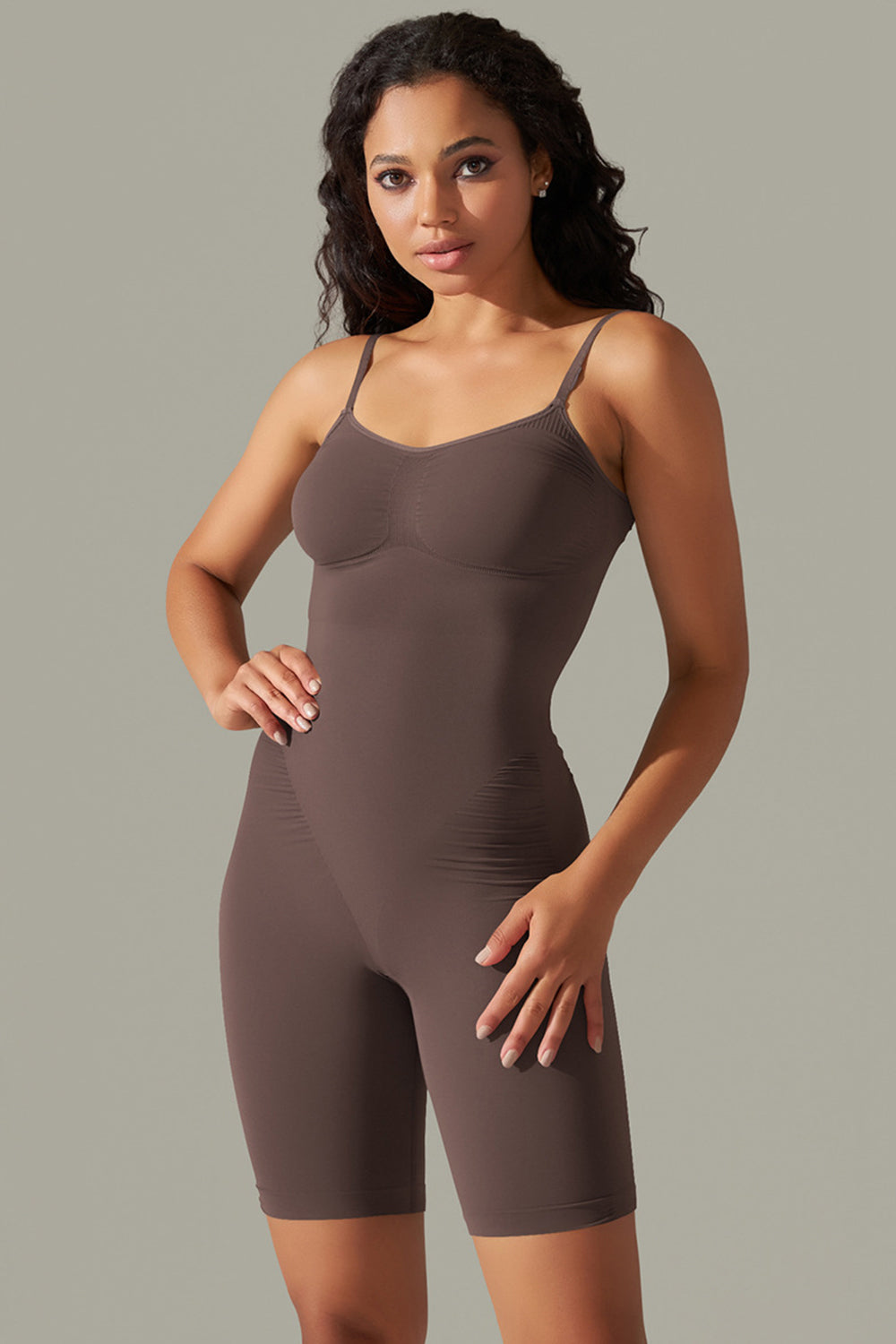 Spaghetti Strap Active Romper - T - 10 COLORS -