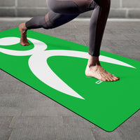 Thumbnail for OOTO - Yoga Mat - Glyphic en white - Neon lime - Dash en white -