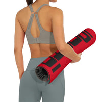 Thumbnail for OOTO - Yoga Mat - Black frame on bright red