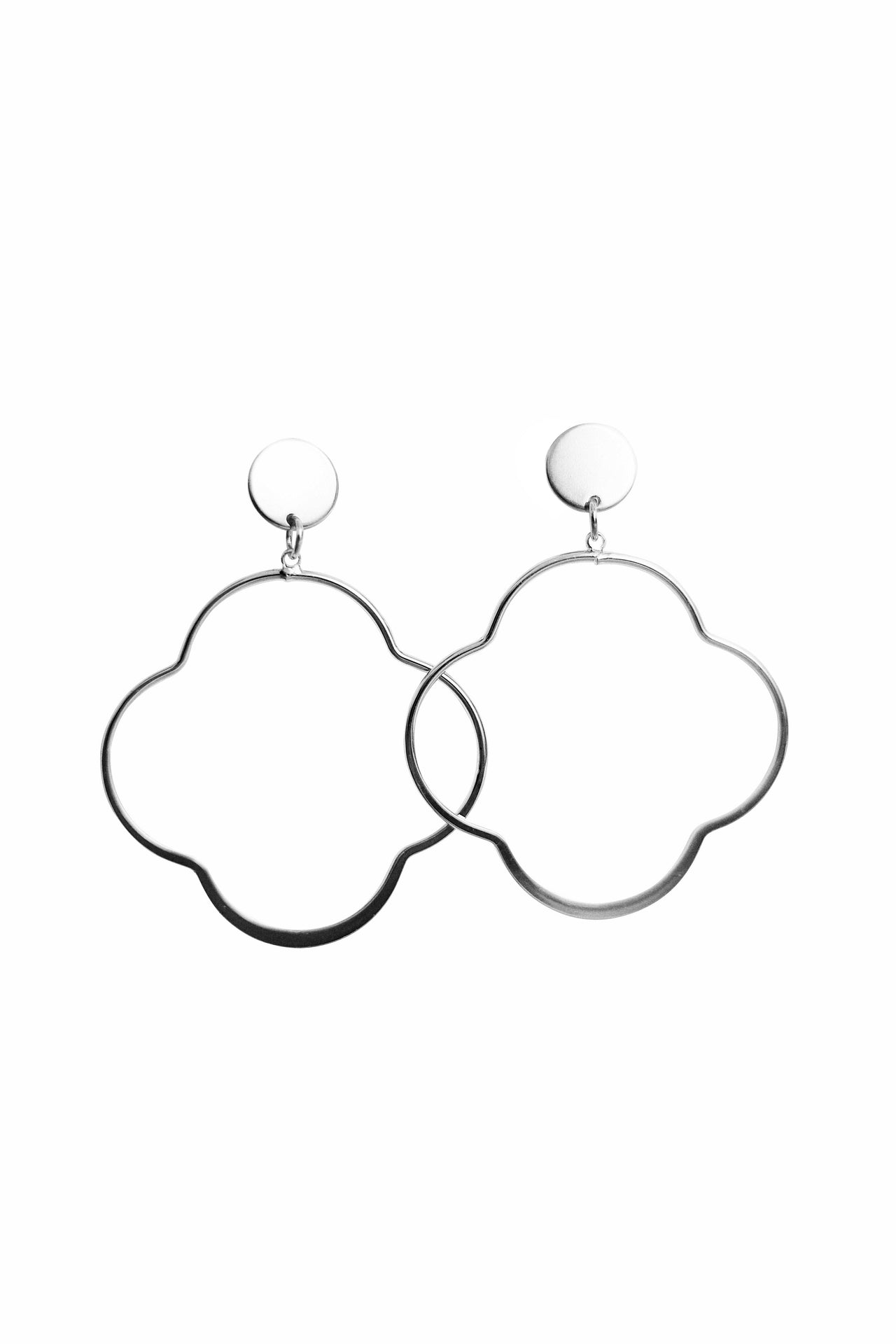 Christy Jean - Elena Silver Earrings -