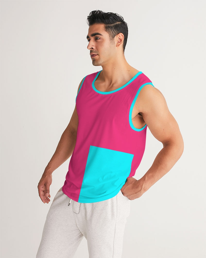 Chaluisant -Perennial Fuchsia Men's Tank Top - 1 COLOR -