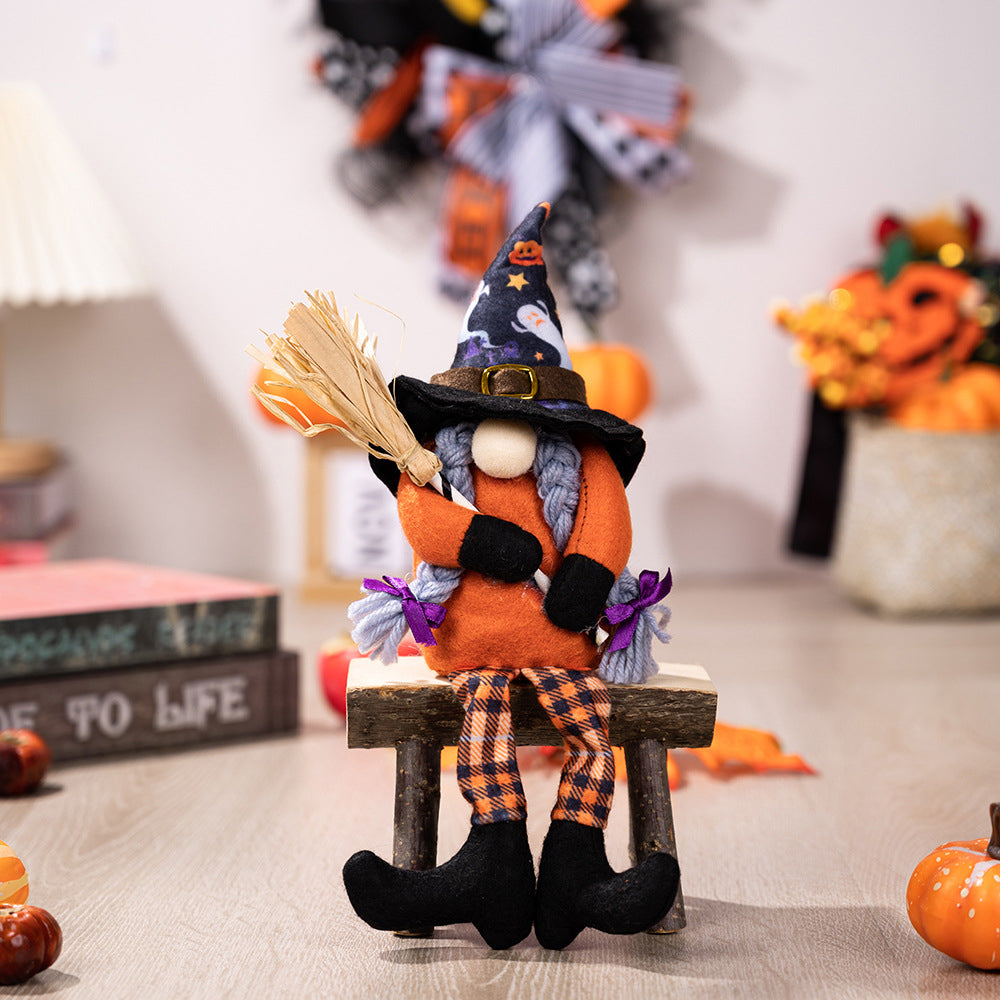 Halloween Long Leg Gnome - [5-10 DAY DELIVERY] - 11.4" - T - 2 TYPES -