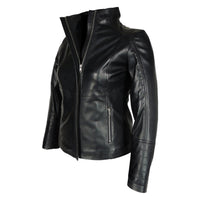 Thumbnail for Fadcloset - Arra Womens Leather Jacket - 5 COLORS -