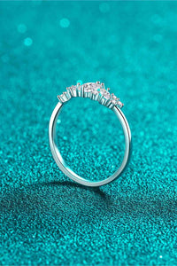 Thumbnail for Adored Moissanite Rhodium-Plated Ring