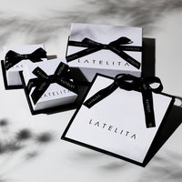 Thumbnail for LATELITA - Petite Star Burst Drop Earrings Gold -