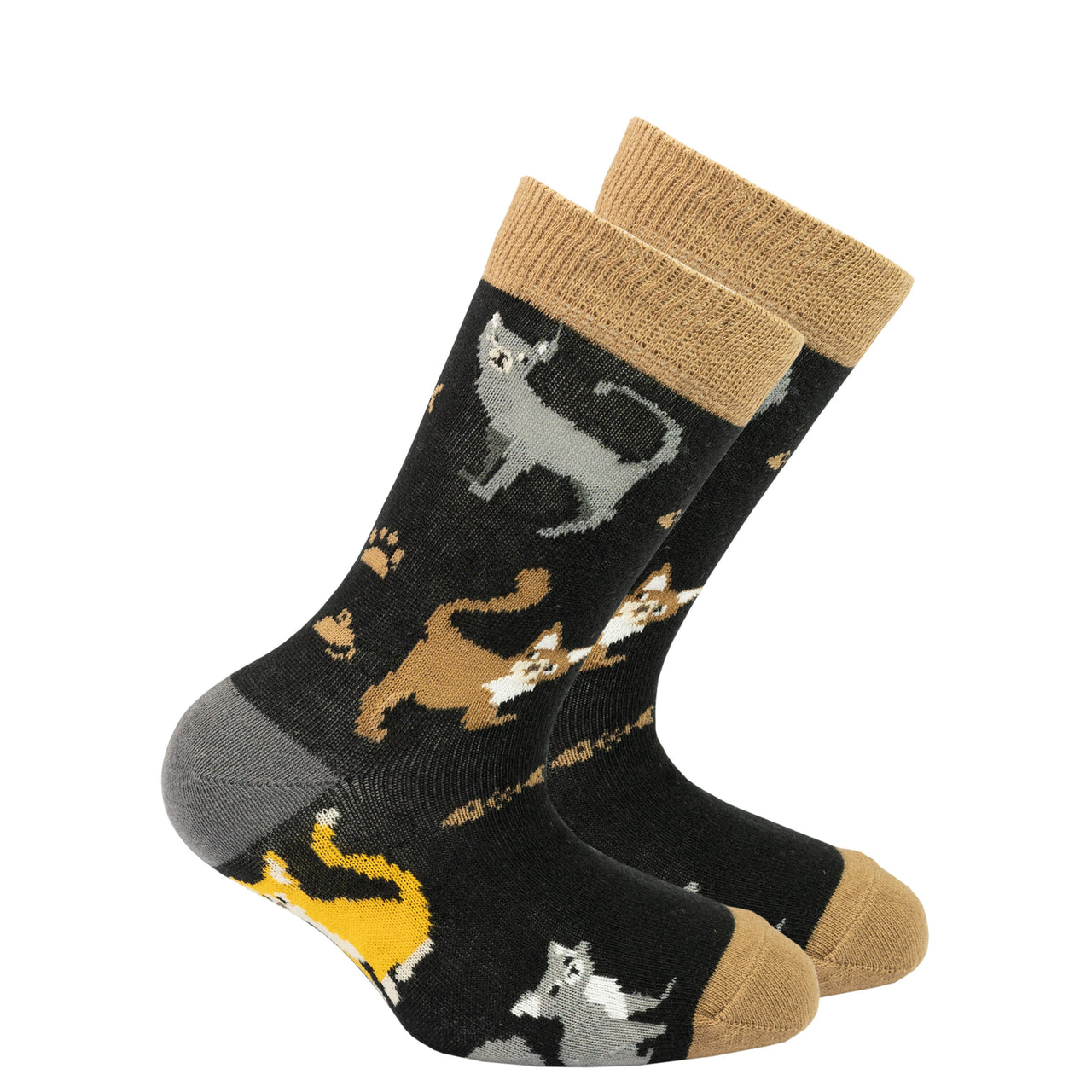 Kids Mrs. Kitty Socks - 1 SIZE FITS ALL - 1 COLOR -