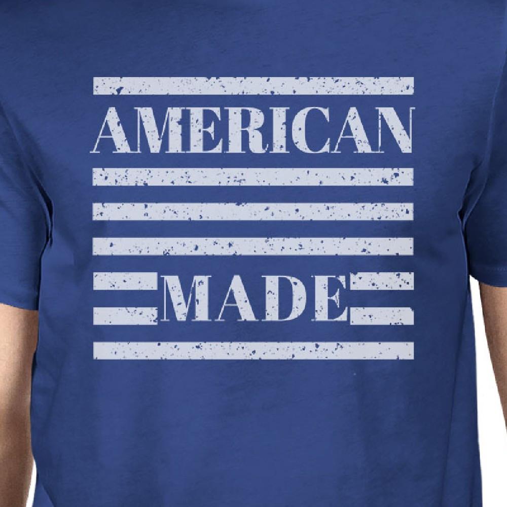 American Made Mens Unique Independence Day Design T-Shirt for Men - 1 COLOR