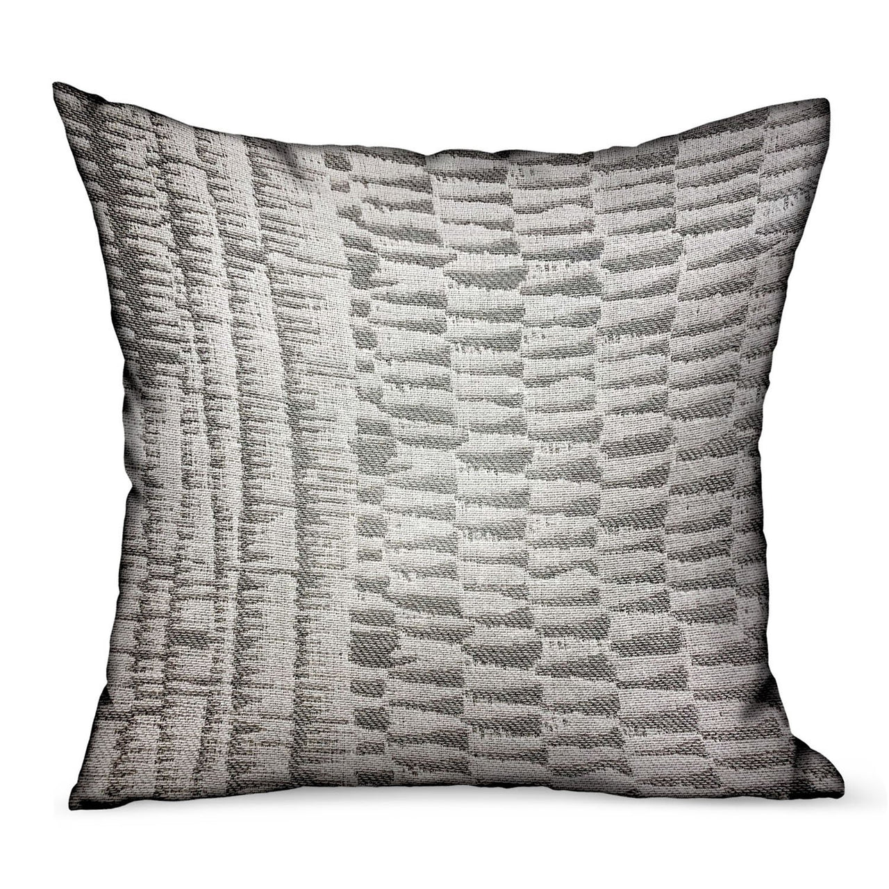 Epoxi River Gray Dobby Luxury Outdoor/Indoor Throw Pillow - 6 SIZES -