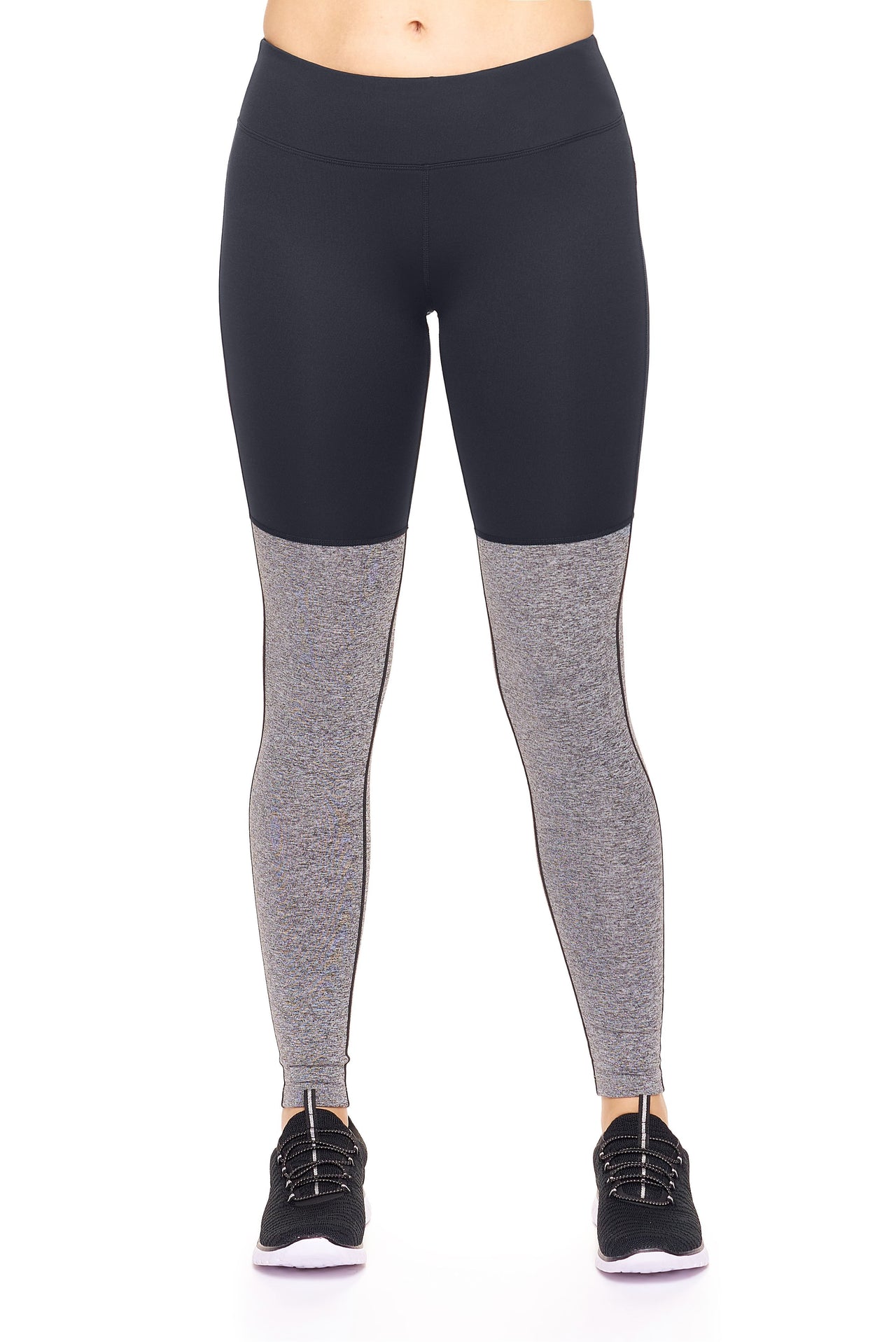 Women's Heather Blocked Legging - 2 COLOR COMBOS