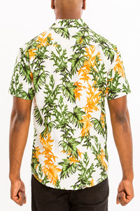 Thumbnail for WEIV - Digital Print Hawaiian Short Sleeve Shirt -