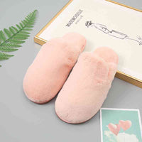 Thumbnail for Faux Fur Slippers - T - 5 COLORS -