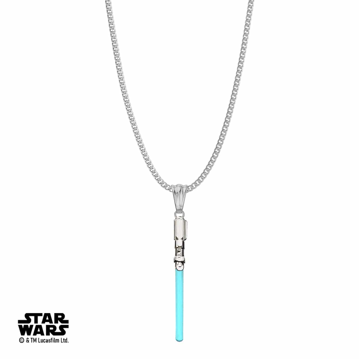 Mister - Star Wars™ Lightsabre Necklace - AWWW, I WANT A LIGHT SABRE - 7 CHAIN LENGTHS -