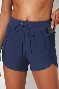 Thumbnail for Drawstring Waist Swim Shorts - T - 3 COLORS -