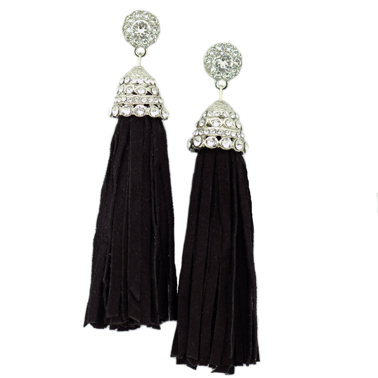 Kristin Perry - Suede Tassel Earrings - 2 COLORS -