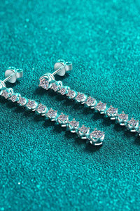 Thumbnail for Adored 1.18 Carat Moissanite Long Earrings