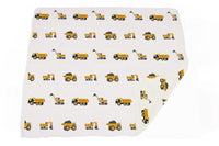 Thumbnail for Newcastle - Yellow Digger Bamboo Muslin Newcastle Blanket -