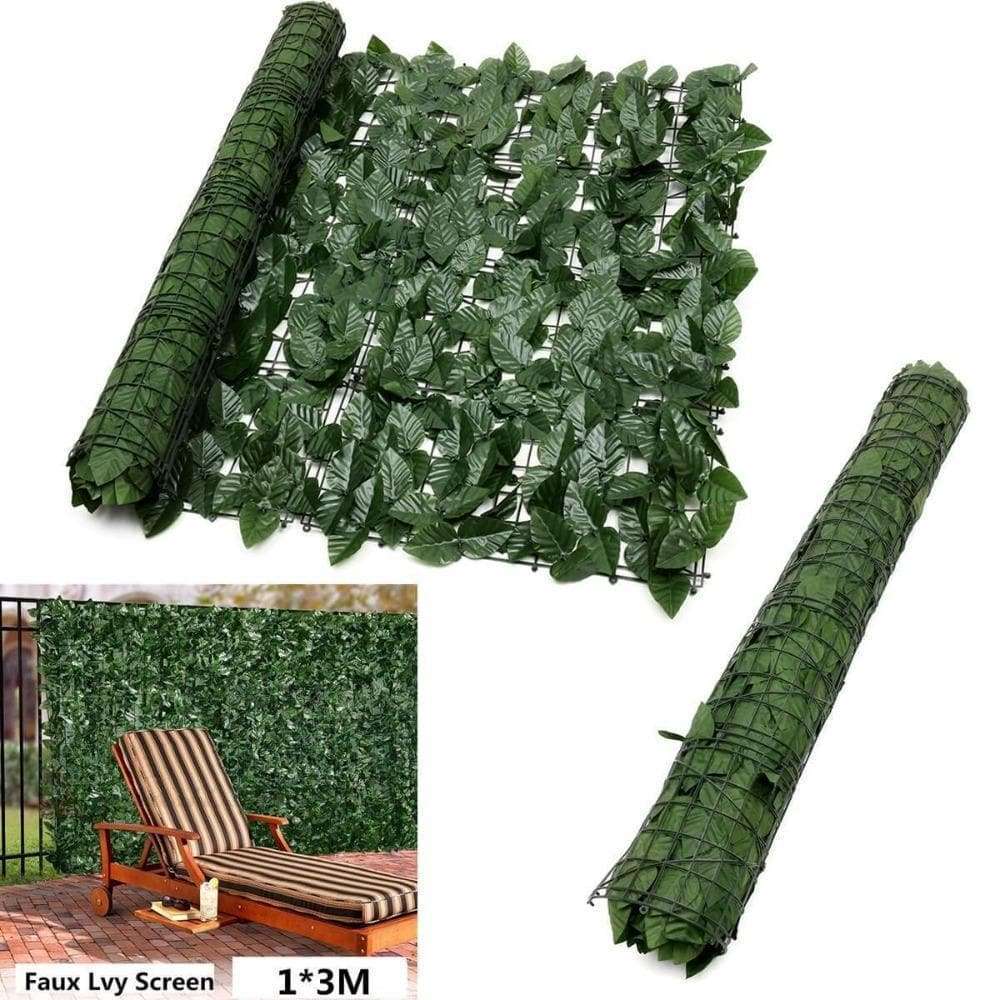 Artificial Ivy Leaf Roll 3m X 1m (Camellia Style Fake Ivy Roll) -