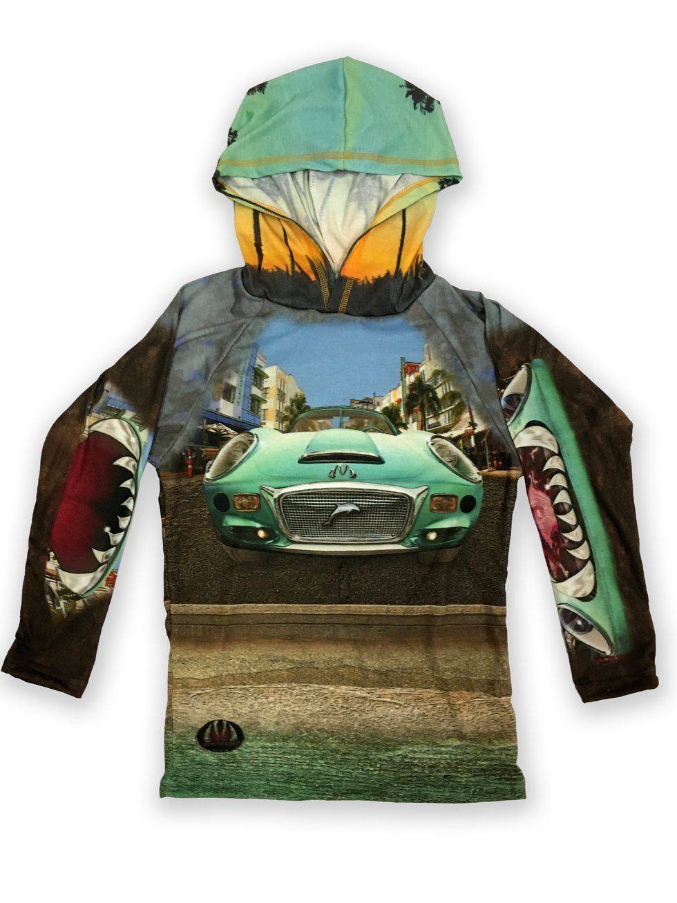 Mouthman - MIAMI - Hoodie Chomp Shirt - YOUTH SIZES ONLY - 6 SIZES -