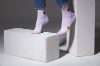 Thumbnail for Men's Pink Square Socks - 1 COLOR -