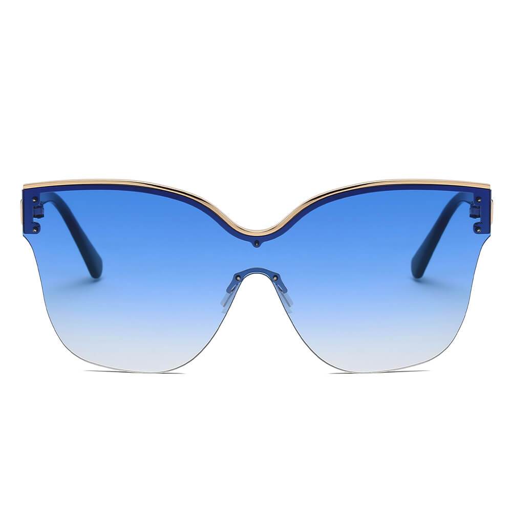 Barcelona | Women Cat Eye Oversize Sunglasses - 4 COLORS -