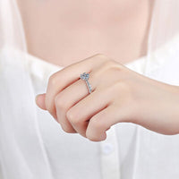 Thumbnail for 1 Carat Moissanite 925 Sterling Silver Ring