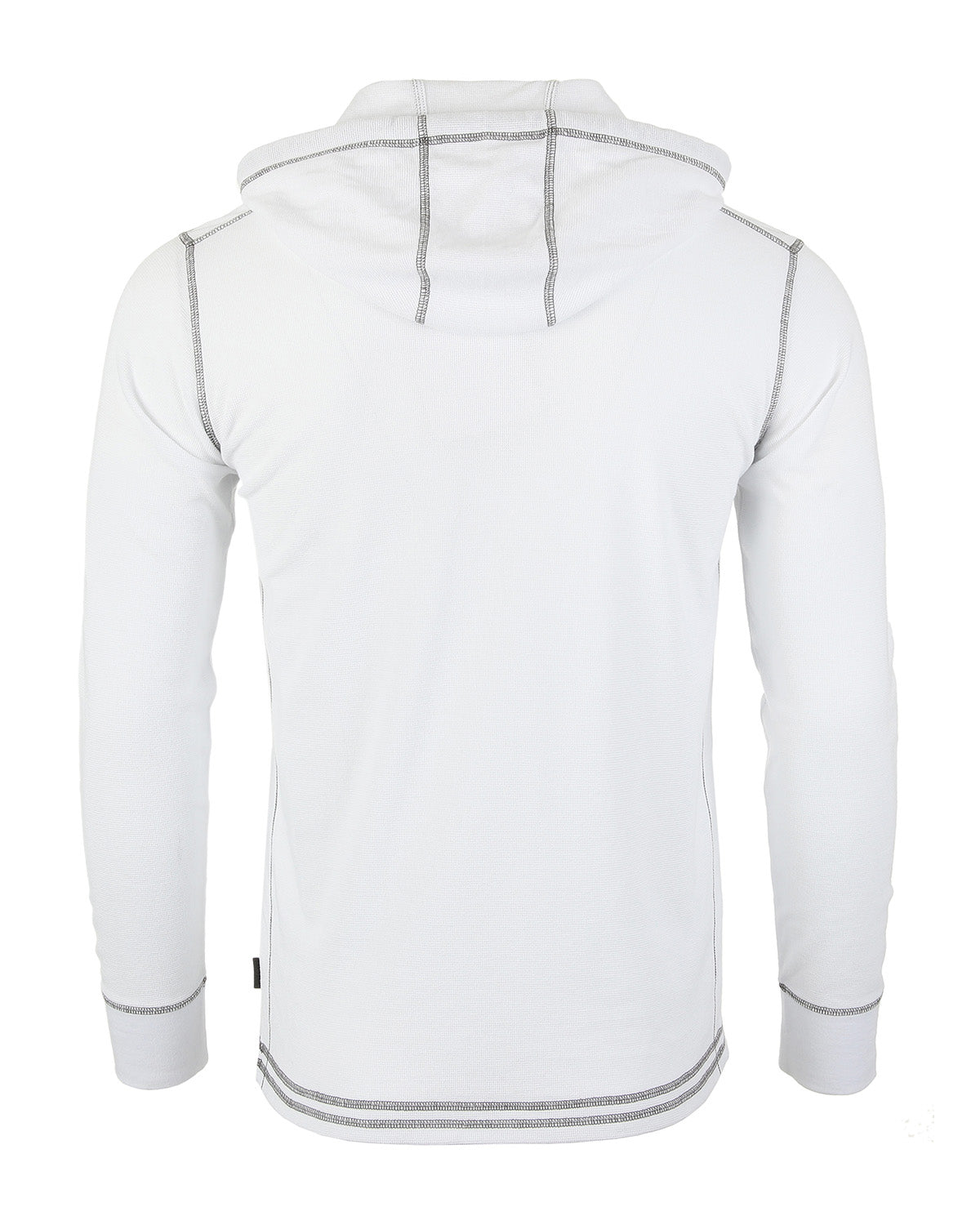 Men's Thermal Long Sleeve Lightweight Fashion Hooded Henley - 1 COLOR