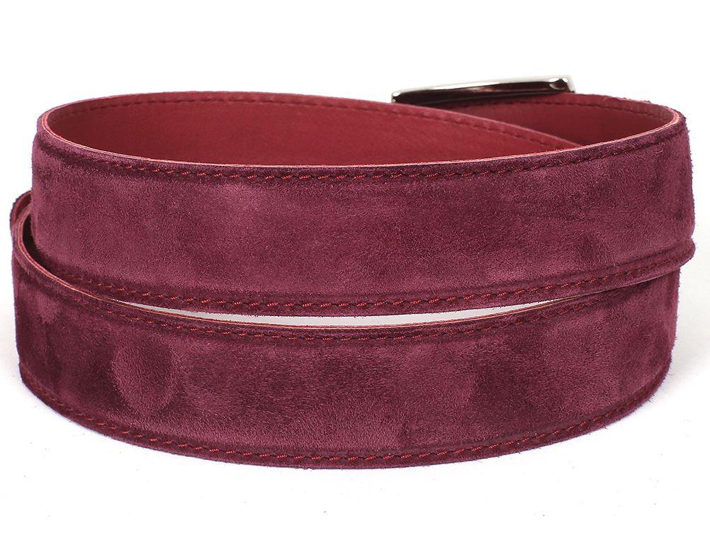 PAUL PARKMAN - Men's Purple Suede Belt -