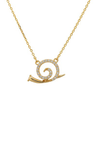 Thumbnail for LATELITA - Snail Pendant Necklace Gold -