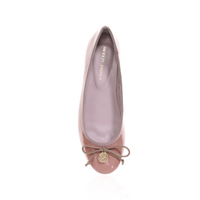 Thumbnail for Patent Sheep Leather Ballerina (Nude)