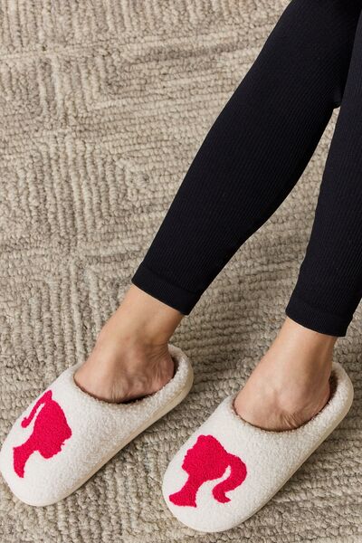 Melody Graphic Silhouette Cozy Slippers - T - 1 COLOR -