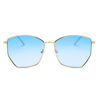 Thumbnail for Cardiff | S2073 - Women Oversize Geometric Metal Fashion Sunglasses - 5 COLORS -