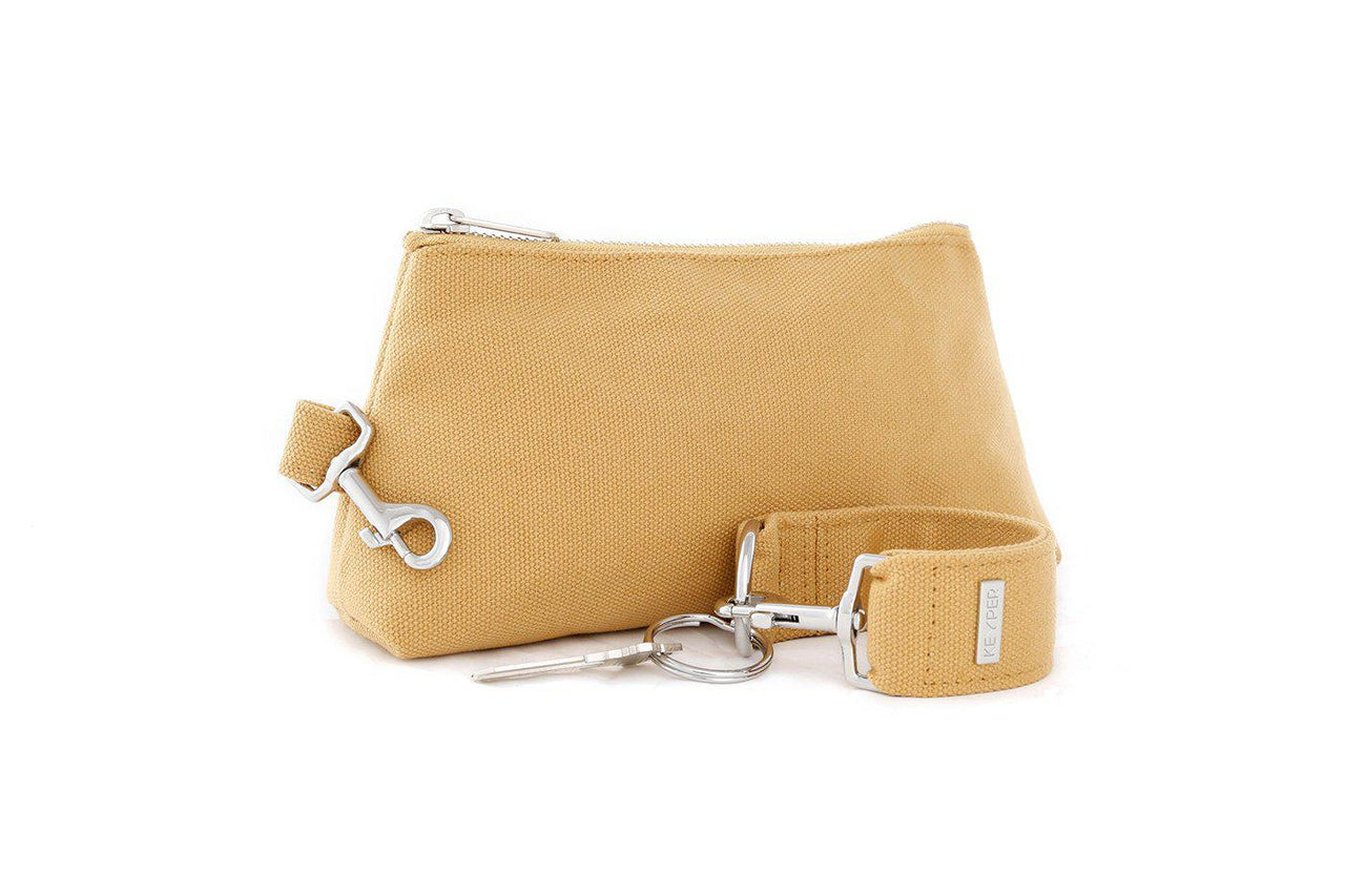 Keyper - Beige CANVAS 2-Piece KEYPIT Set • Wristlet - 6 OPTIONS -