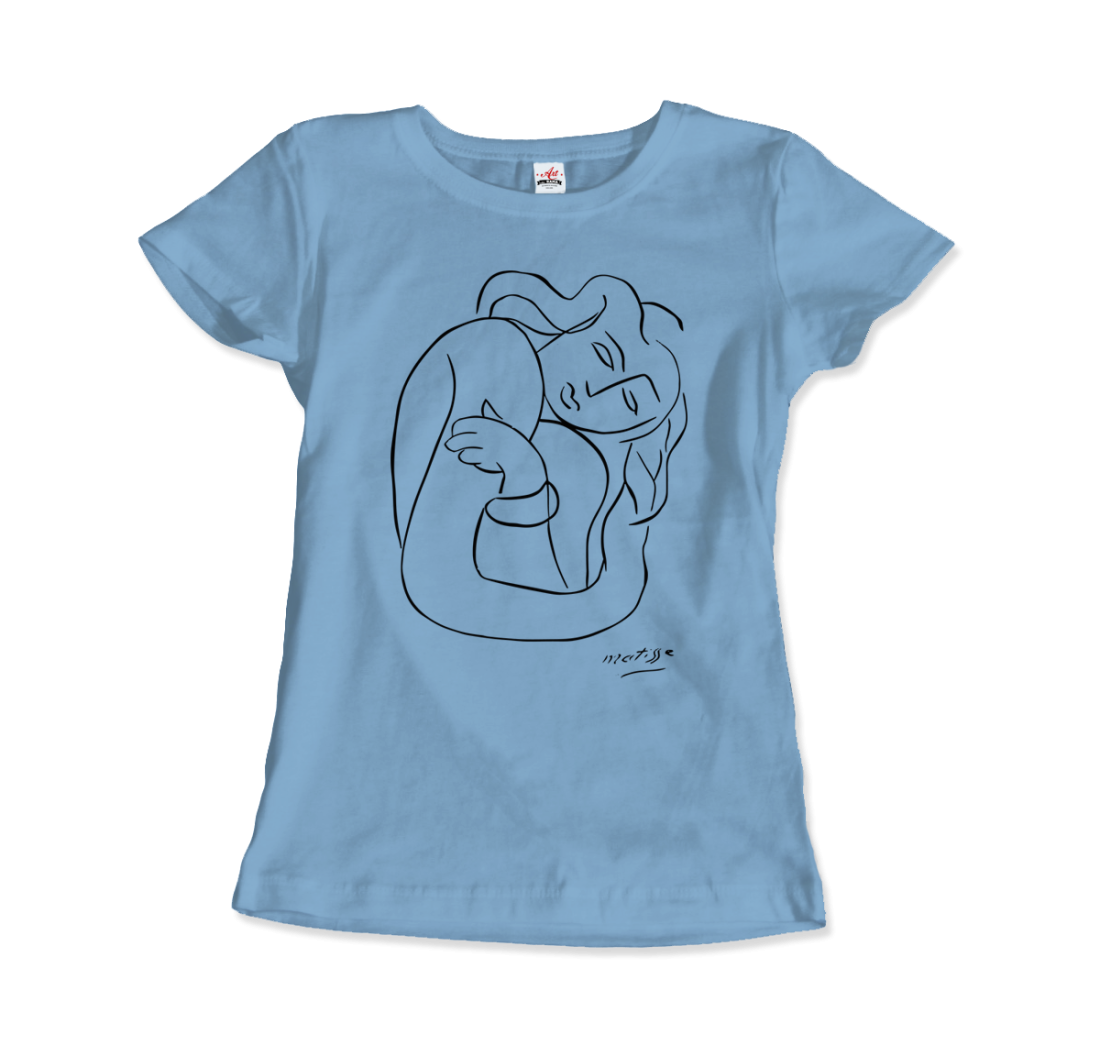 Henri Matisse Pasiphae 1944 Plate 2: Woman With Arms Crossed T-Shirt - 5 COLORS -