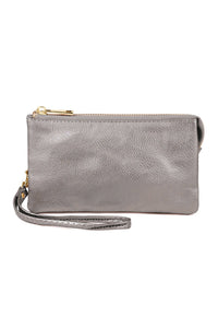 Thumbnail for Riah Fashion - Leather Wallet With Detachable Wristlet - 25 COLORS -