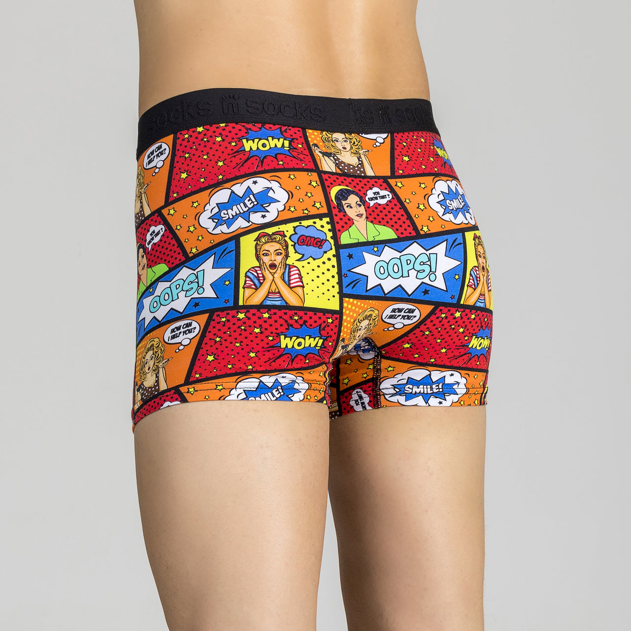 Men's Pop Art Boxer Brief - 1 COLOR -