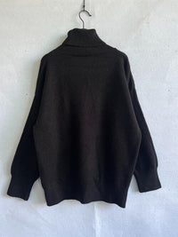 Thumbnail for Turtleneck Long Sleeve Sweater - 1 OVERSIZE - T - 6 COLORS -