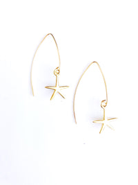 Thumbnail for Alicia Marilyn - Starfish Earrings - Gold Vermeil -