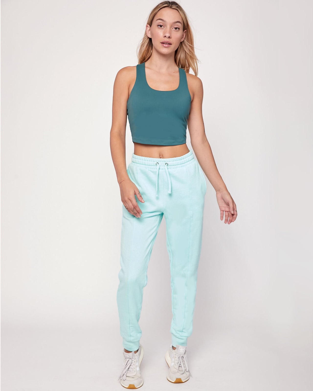 Rebody Pintuck French Terry Sweatpants *Sustainable - 2 COLORS -