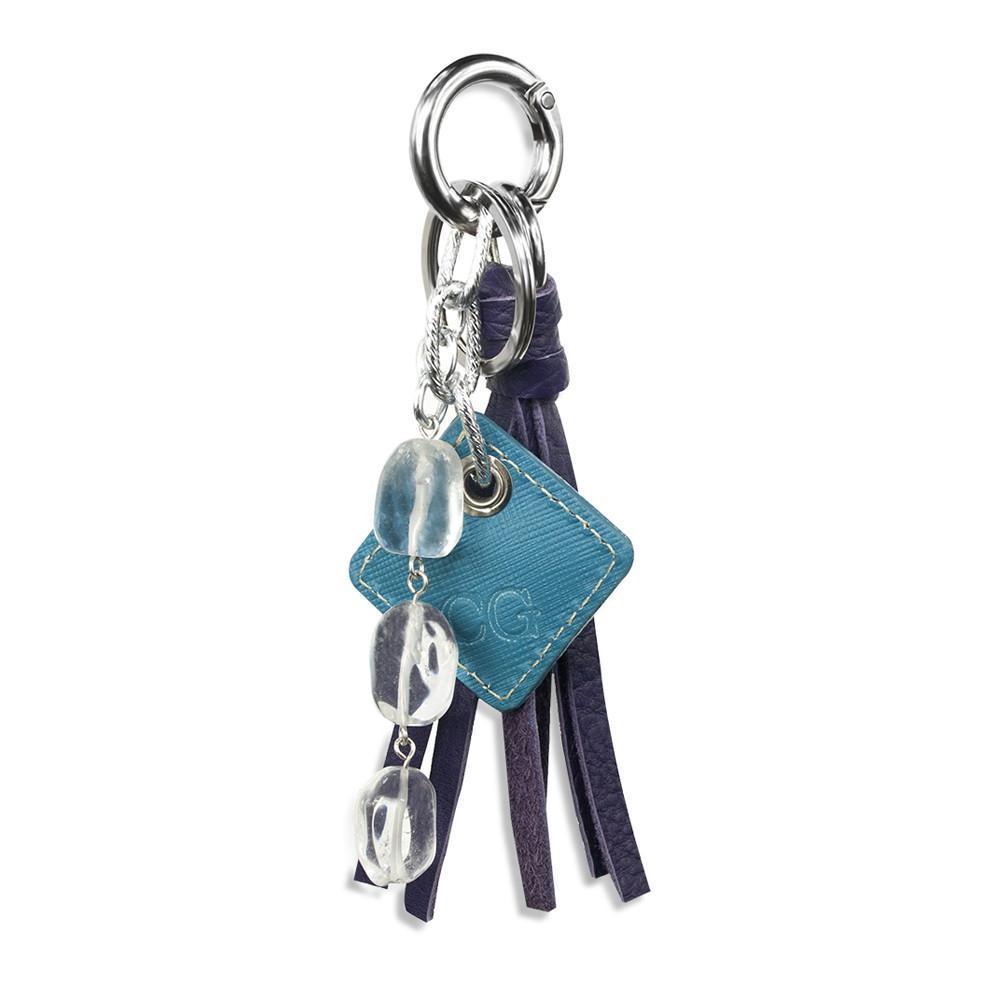 ClaudiaG - Lucca Leather Bag Charm-Purple - 1 COLOR -