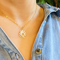 Thumbnail for Ellison & Young- Sweet Daisy Necklace - 3 COLORS -